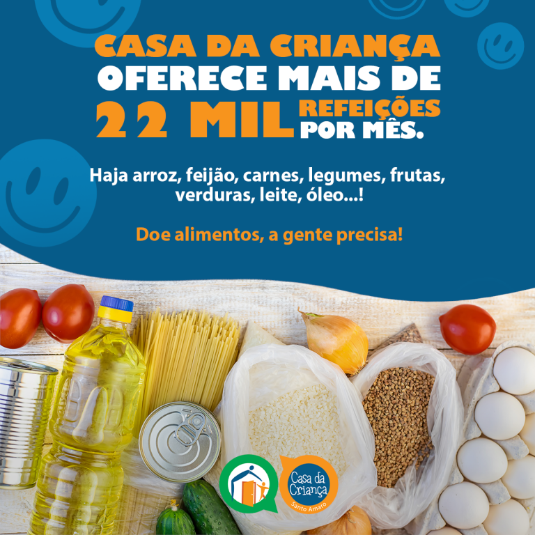 Leia mais sobre o artigo Casa da Criança oferece 22 mil refeições por mês